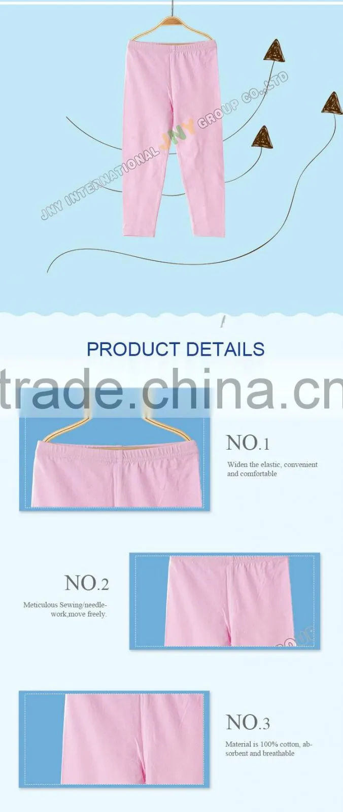 Sport Cotton Child Pants Or Trousers New Design
