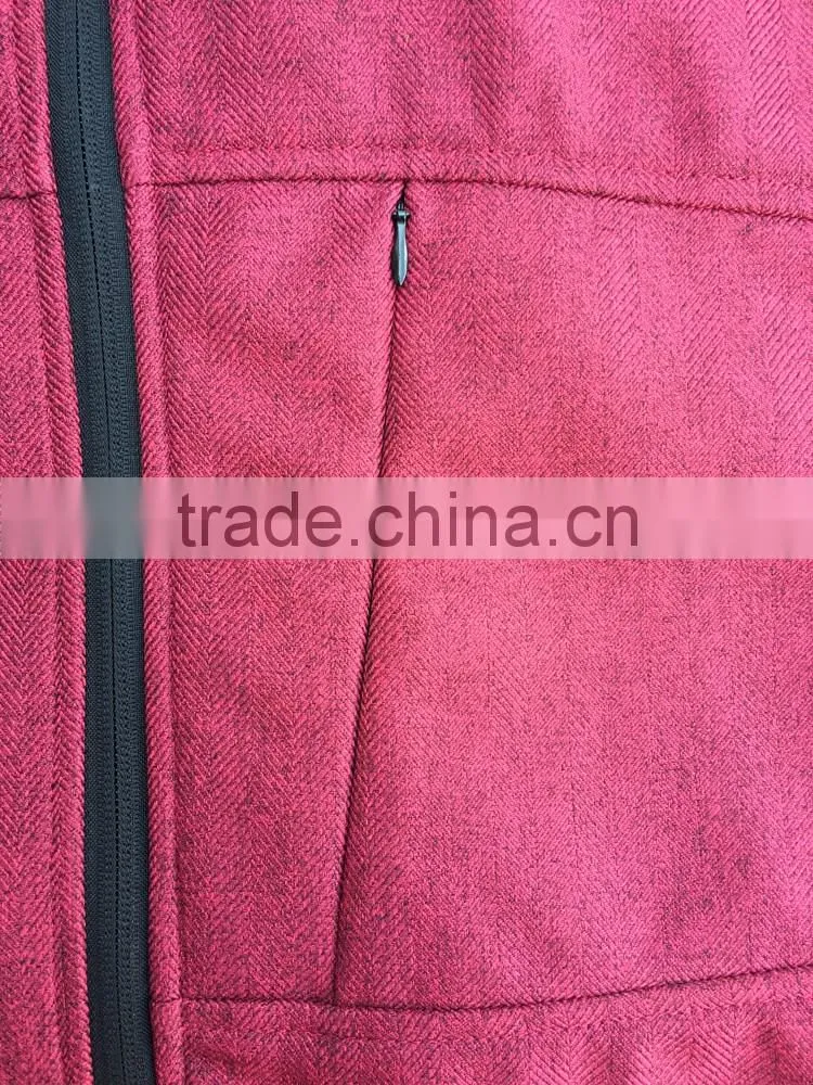 100% Ployester hot sale without hood hiking softshell women jacket