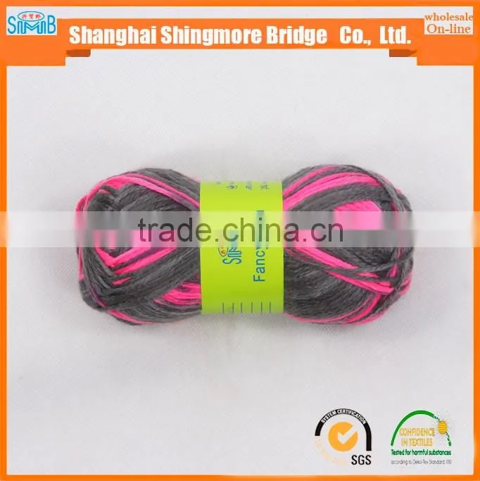 OEKO-Tex Standard quality space dyed knitting yarns, 100% acrylic yarn with high quality