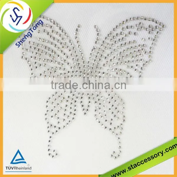 high quality hot fix rhinestone motif/hot fix motif