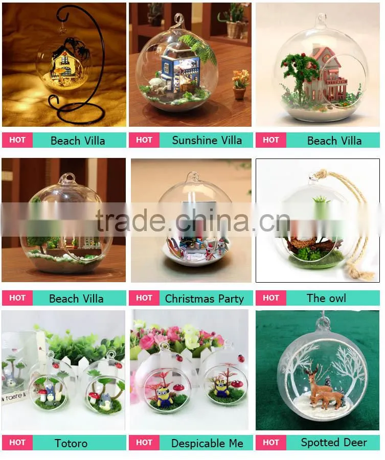 Best toys for 2015 christmas gift,open glass ball