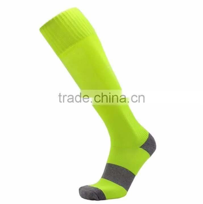 White And Black Thin Knee High Football Socks, Anti Slip Sport Football Socks