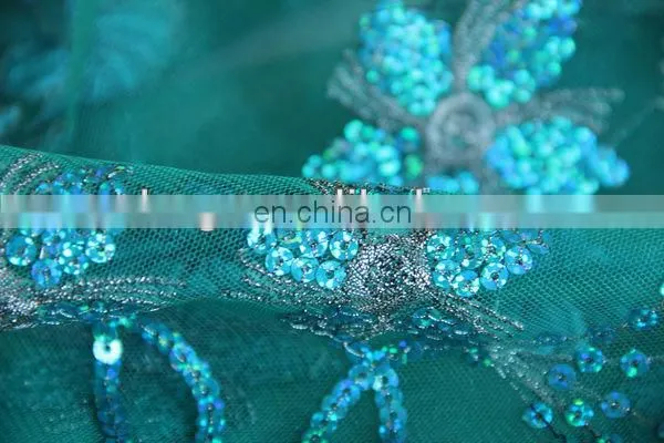 Mesh Plain Embroidery with Spangle