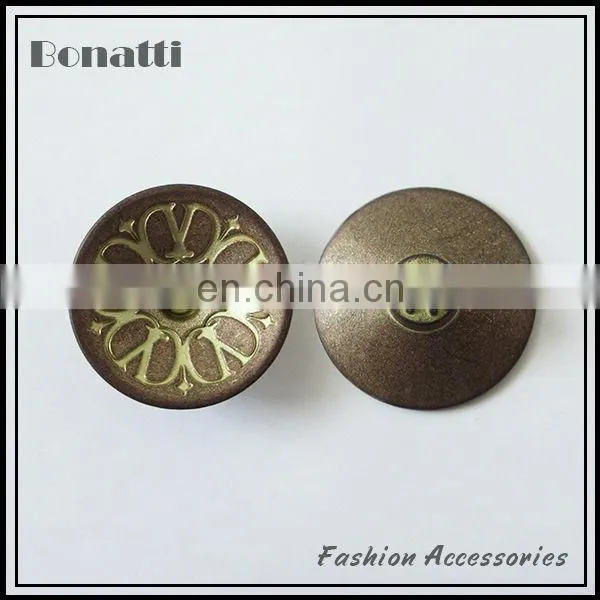 metal jeans button with custom logo