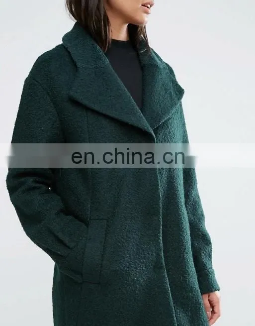 Wholesale Cheapest Price New Design Woman's Over Size Coat