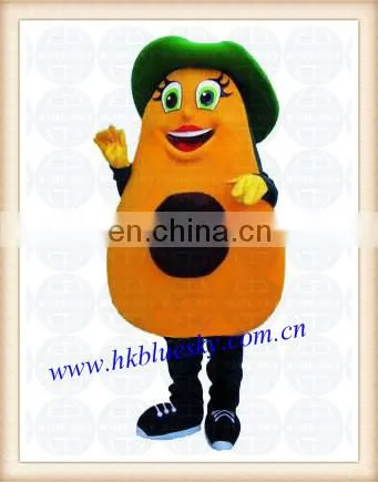 character avocado mascot costume