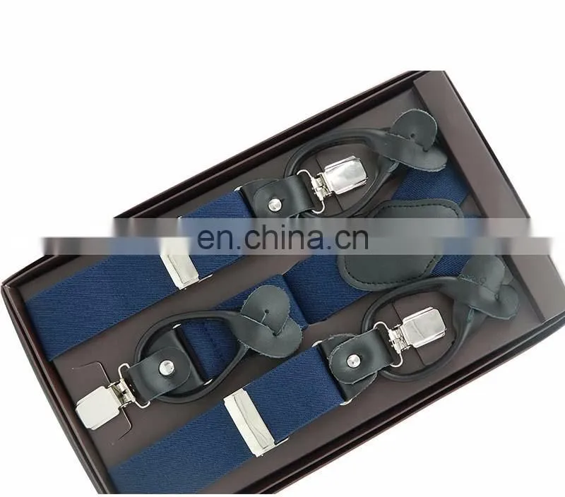 HOT SALE High quality men's braces suspenders Dual Clips suspenders