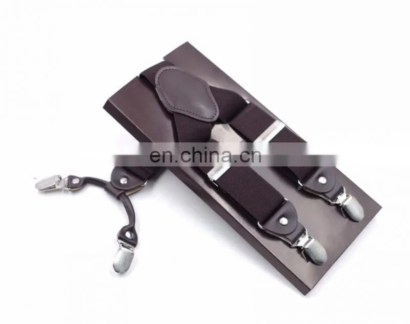 Yiwu wholesale high quality colorful suspenders,custom printing suspenders,adjustable metal clips suspenders