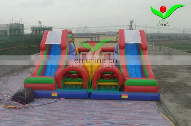 Customized commercial kids or adults amazing Inflatable Obstacle Course