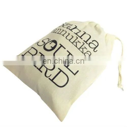 100%cotton small drawstring bag high quality drawstring bag cheap price