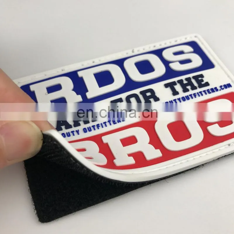 Hot sale Wholesale Custom swen on 3D Soft PVC Rubber Patch