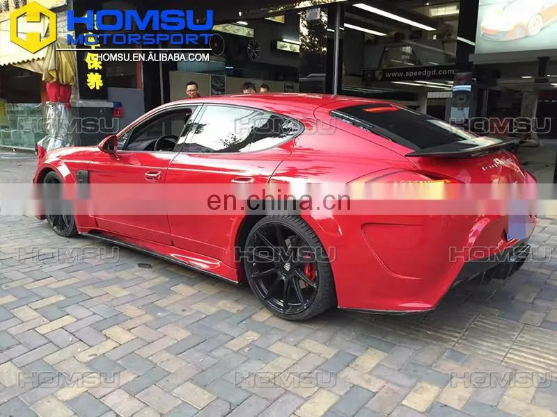 M design style carbon fiber full set bumper body kit for porsch panamera 971 2014 UP