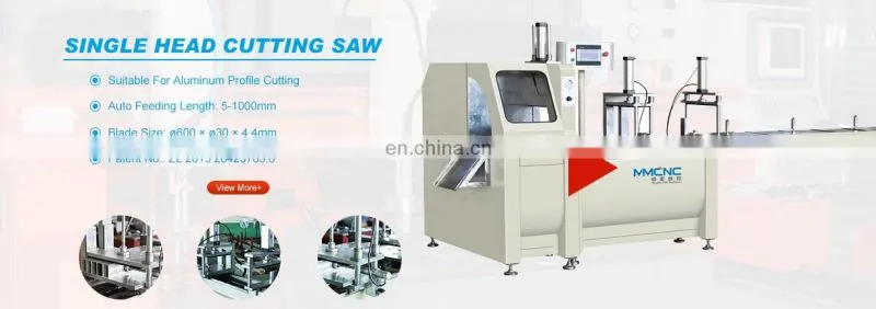 CNC Aluminum Window Door Corner Connector Heavy Duty Cutting Saw for 90 Degree Cutting