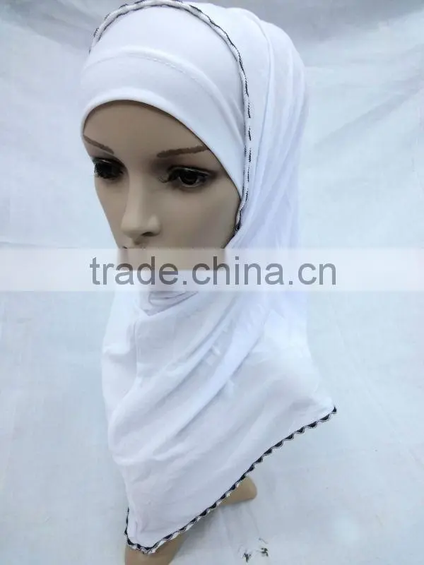 A456 muslim turban ITY NEW 2PCS PLAIN MUSLIM HIJAB