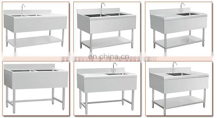 201 304 Stainless Steel Kitchen Hand Wash Sinks