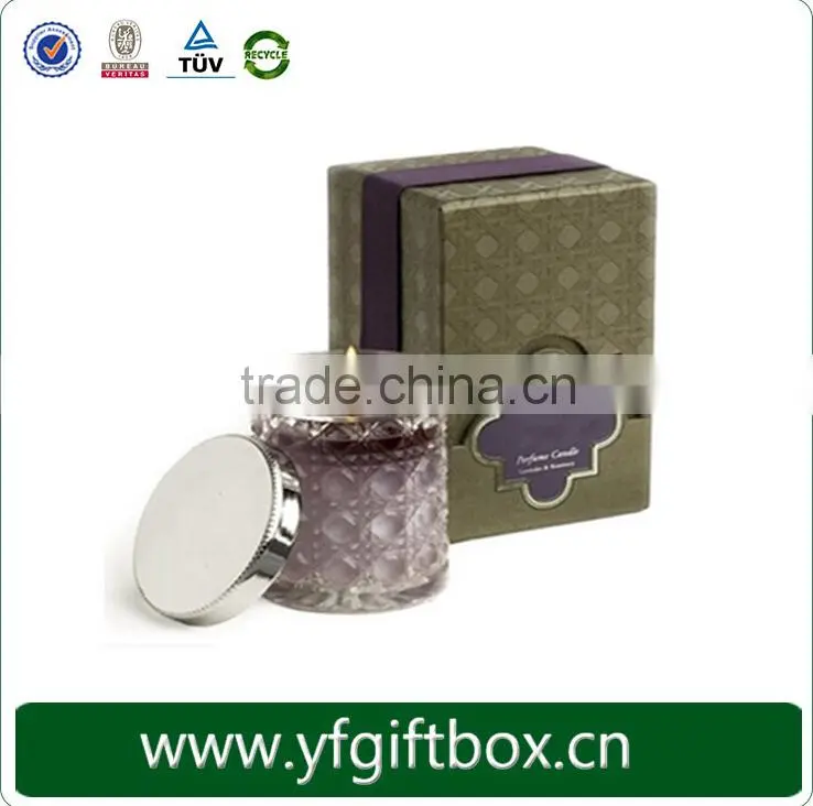 Custom Yankee Rigid Desinger Cardboard Paper Decorative Luxury Candle Boxes Wholesale