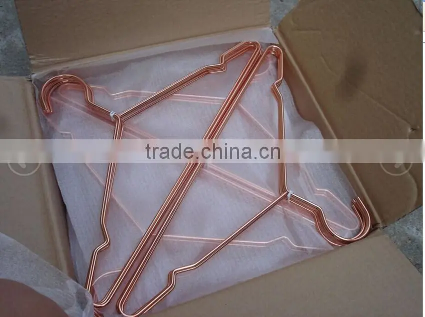 MT044 hot sale and elegant copper metal wire hanger