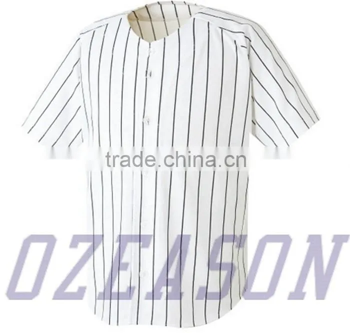 Wholesale Pinstripe Baseball Jersey,Striped Baseball Uniform Design