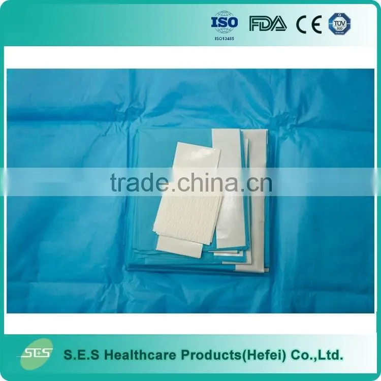 2016 best selling factory offer OEM Surgical Universal Drape Pack with Certificate