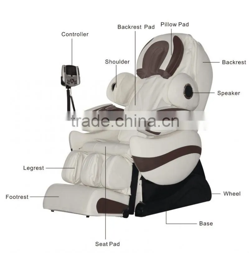 3d best chair massage electric zero gravity massage chair 2015