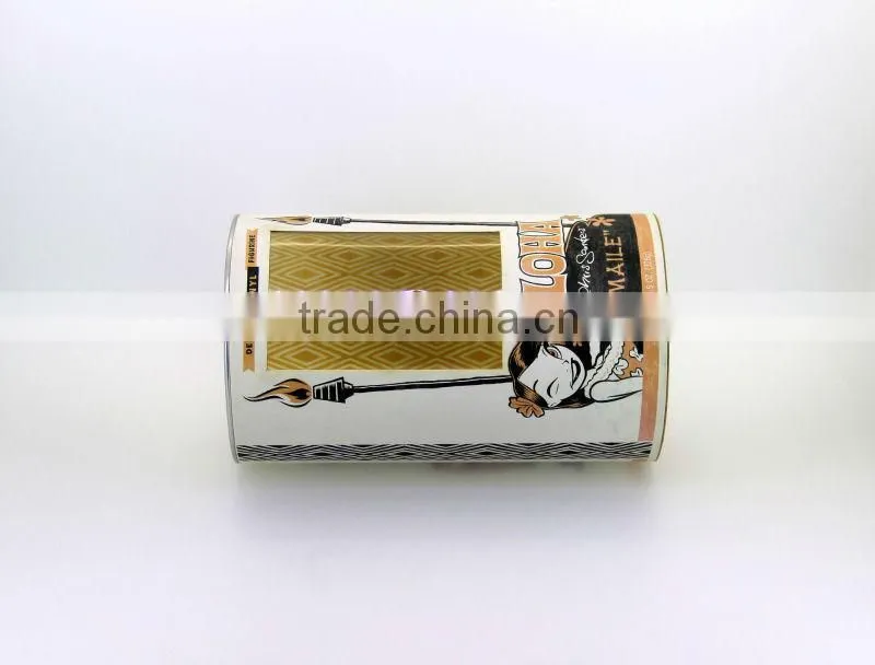Fashion Paper Tube with PVC show window for gifts packaging