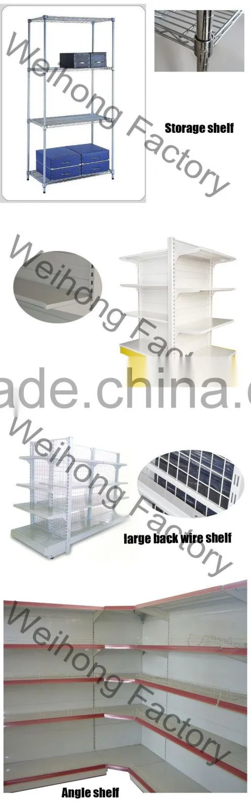 supermarket shelf market shelf store shelf metal shelf/supermarket eqipment