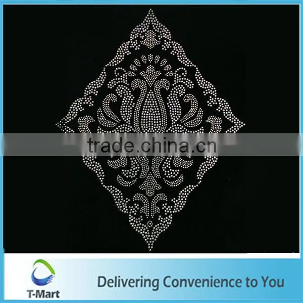 2015 new design t-shirt rhinestone designs