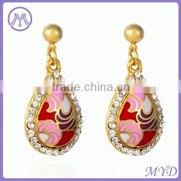 Fashion enamel drop earrings jewelry making