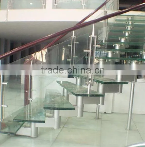 Tempered Laminated Glass stairs and glass Stair tread