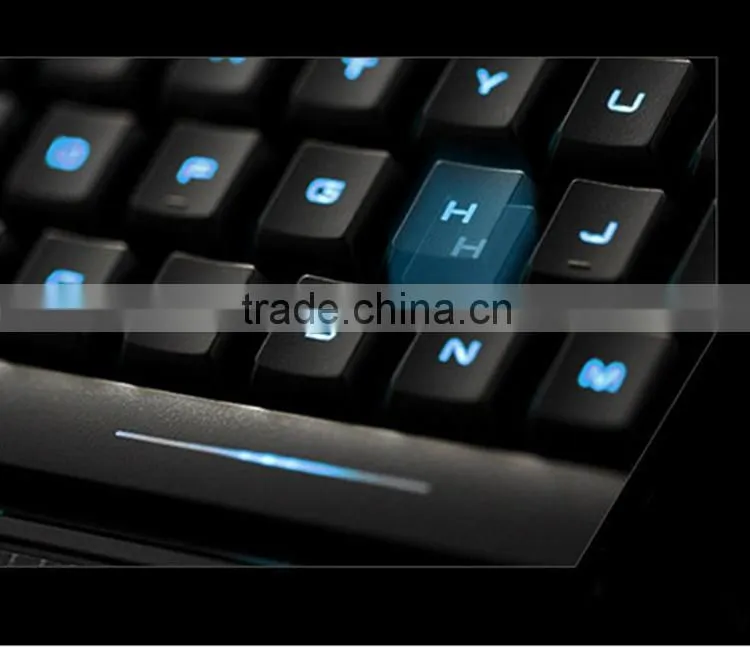 Hot Wired Colorful LED Backlight Mechanical Portable Gaming Keyboard