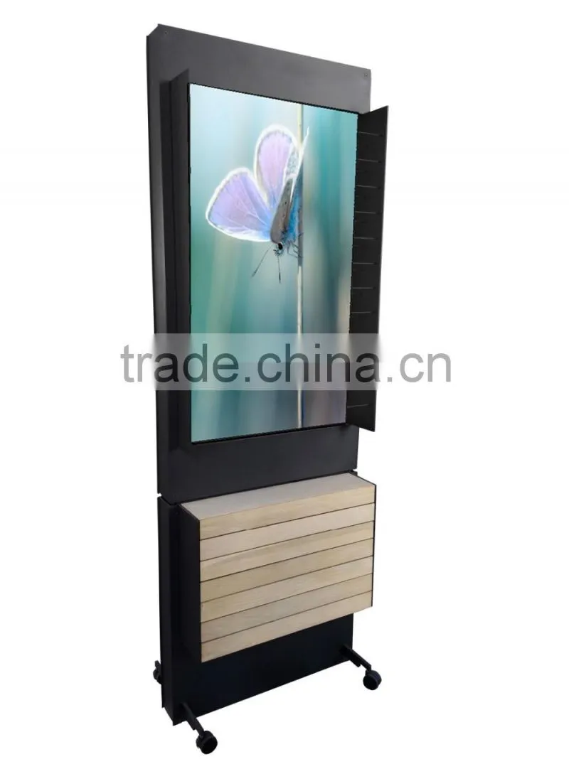 Good Prices Display Rack For Magazines And Books Pop Floor Lcd Display