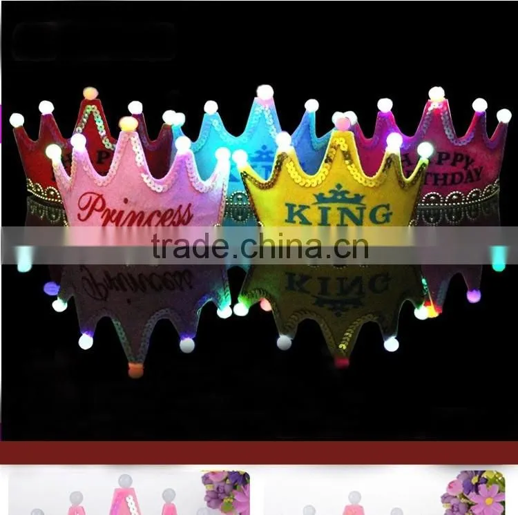 7 Colour Changing LED Crown For Party Decoration