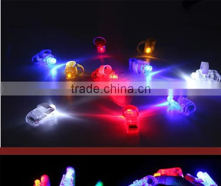 2016 New High Quality Cheap Colourful Flashing Led Finger Lights Party Decorations