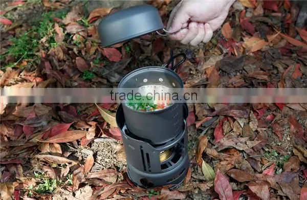 Lightweight Outdoor Camping Hiking Cookware Backpacking Cooking Picnic Bowl Pot Pan Set