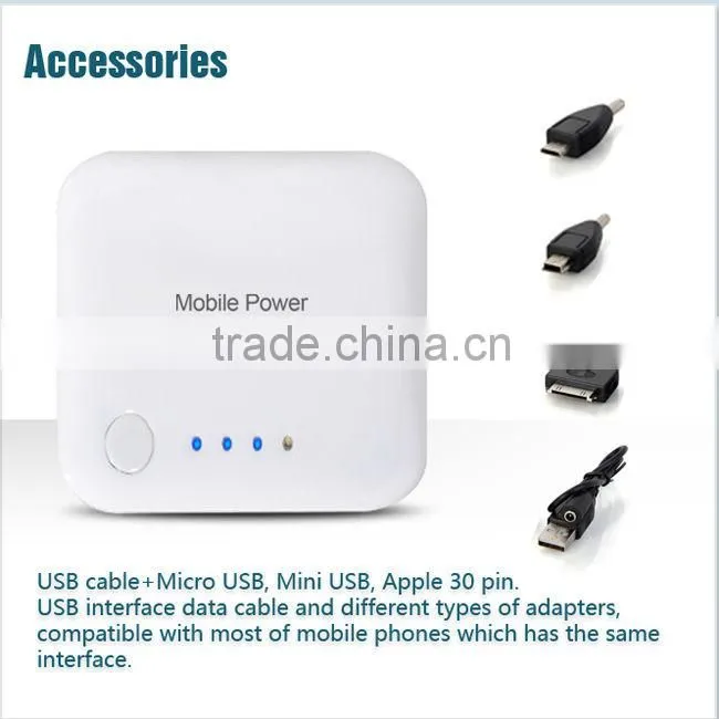 Square Keychain 5v 1800mAh shenzhen power bank with CE&RoHs for smartphones ,MP004