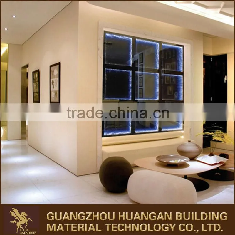 Round color-change Magic LED light infinity mirror