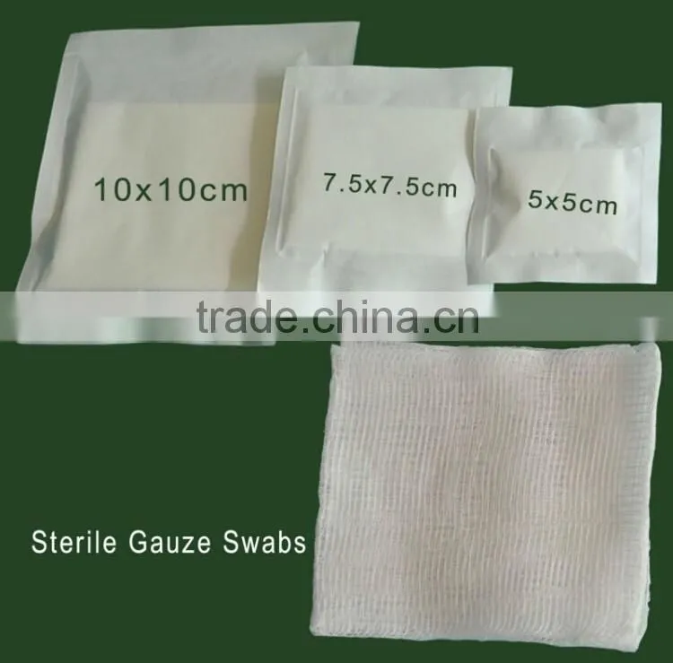 Disposable Cotton Gauze Swabs CE ISO FDA