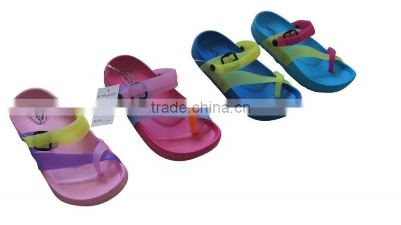 2015 children colorful sandal slipper