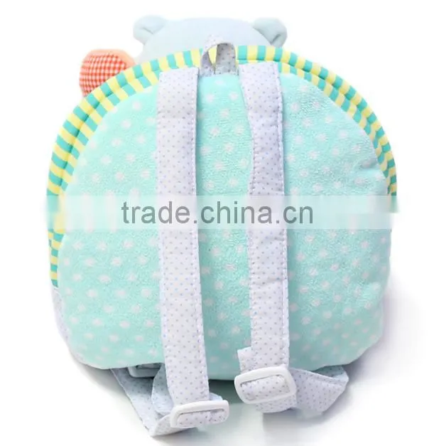 stuffed animal backpack for school/plush school bag for child/plush school bags