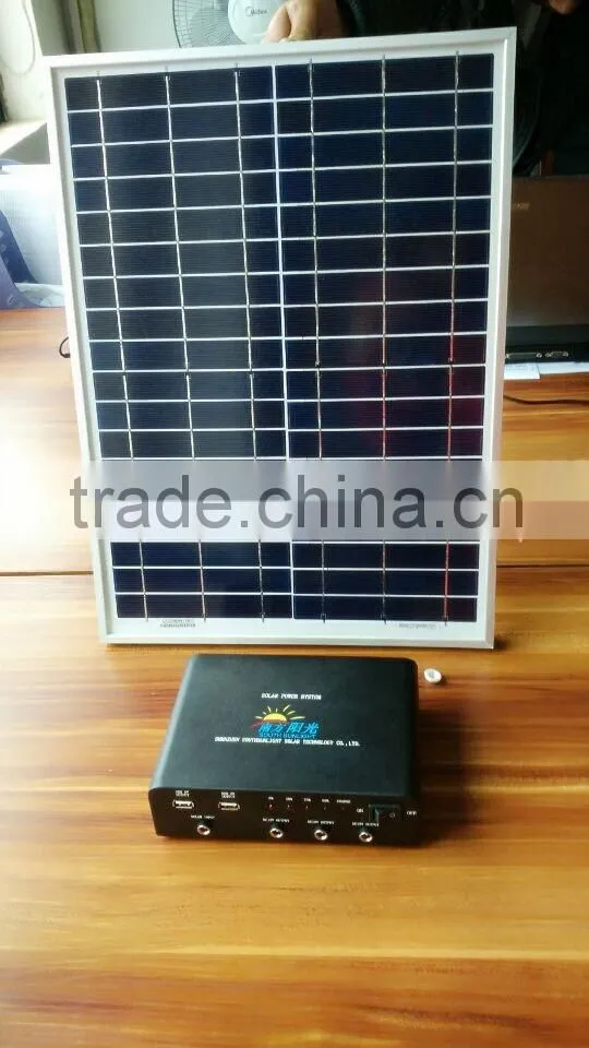 10W 20W high performance factory supply lithium ion battery solar generator, solar generator price