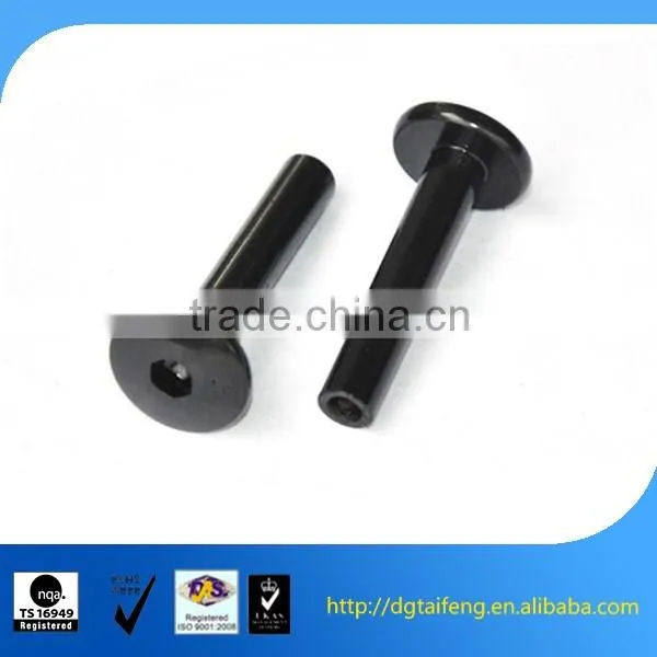 hex socket flat head Semi-hollow rivet