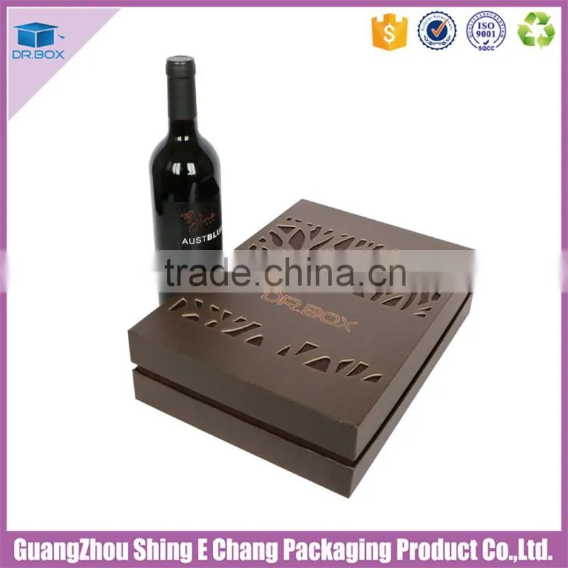 Customization top quality wood box for wine glasses