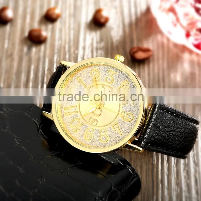 wholesale fashion Leather strap latest watches for men