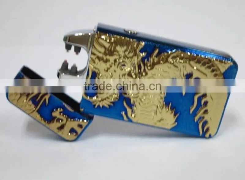 wholesale Dragon post leading rechargeable lighters Electronic cigarette lighter windproof environmental electronic lighter usb