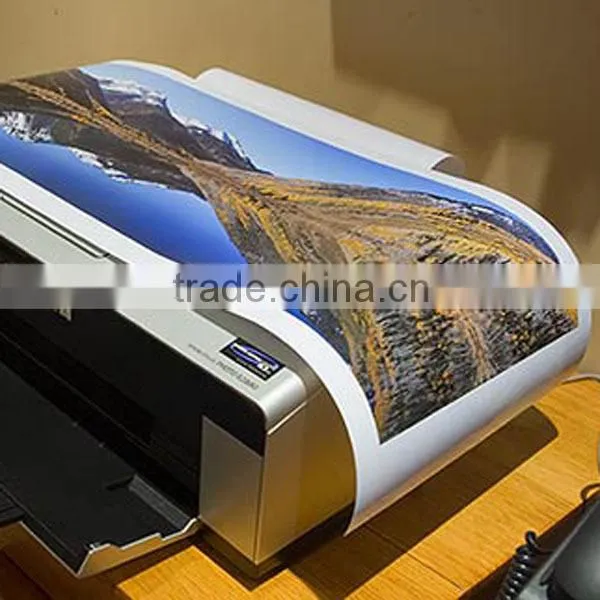 China supplying digital printing photo gloss papers water based rc resin coated photo paper rolls