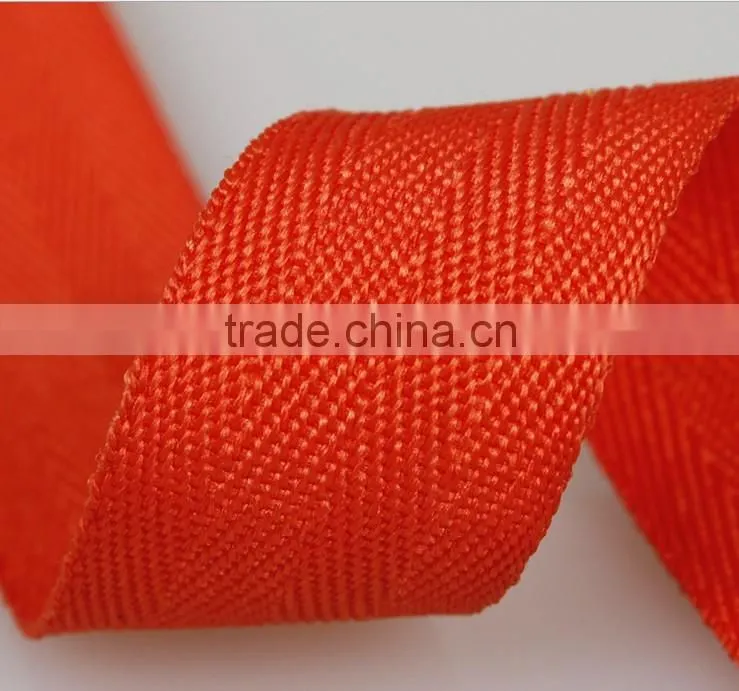 Shenzhen Webbing Suppliers, Webbing Straps, Polyester Webbing with SGS, ROHS Certificate, double-herringbone webbing