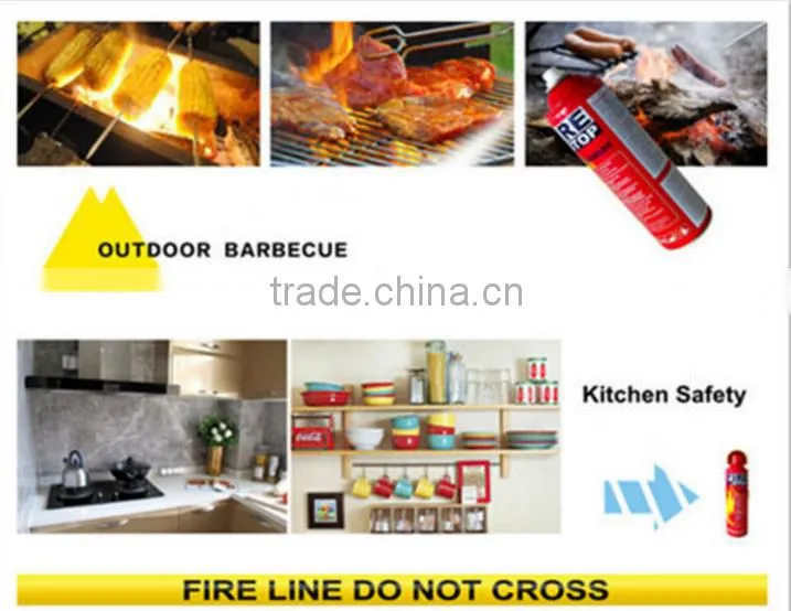 500ml Durable fire fighting equipment protable aerosol fire stop