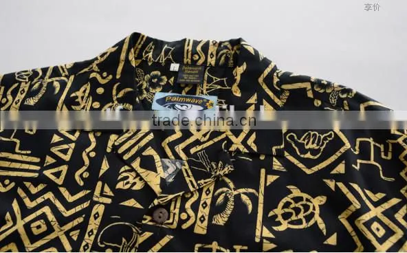 100% cotton shirt hawaiian theme party costumes hawaiian fabric hawaiian shirt