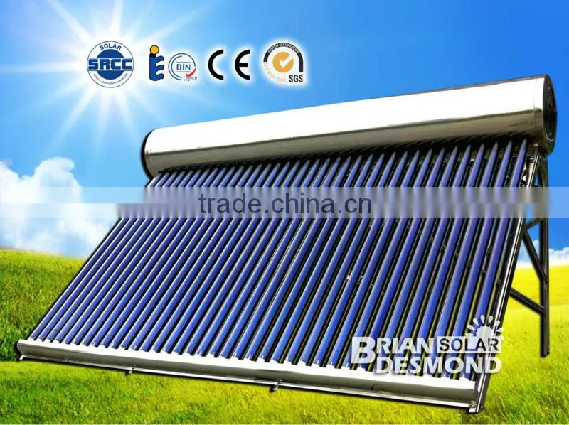 Best Quality Solar Water Heater With Electric Heater / Electric Element As Backup