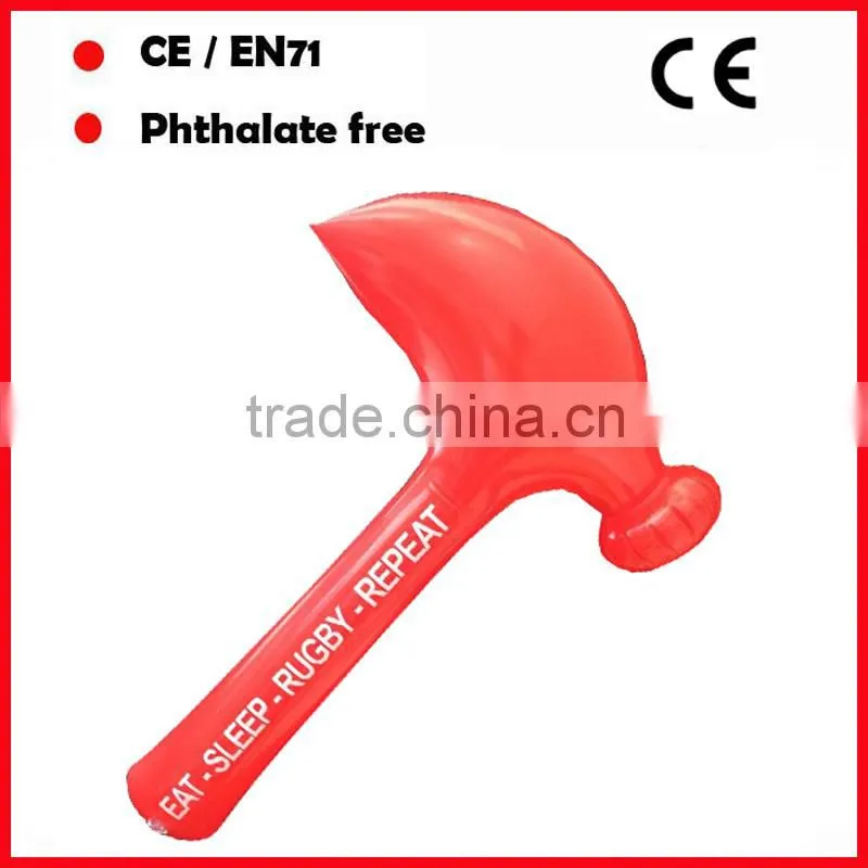 Advertising PVC inflatable hammer toys with custom logo Hot sale